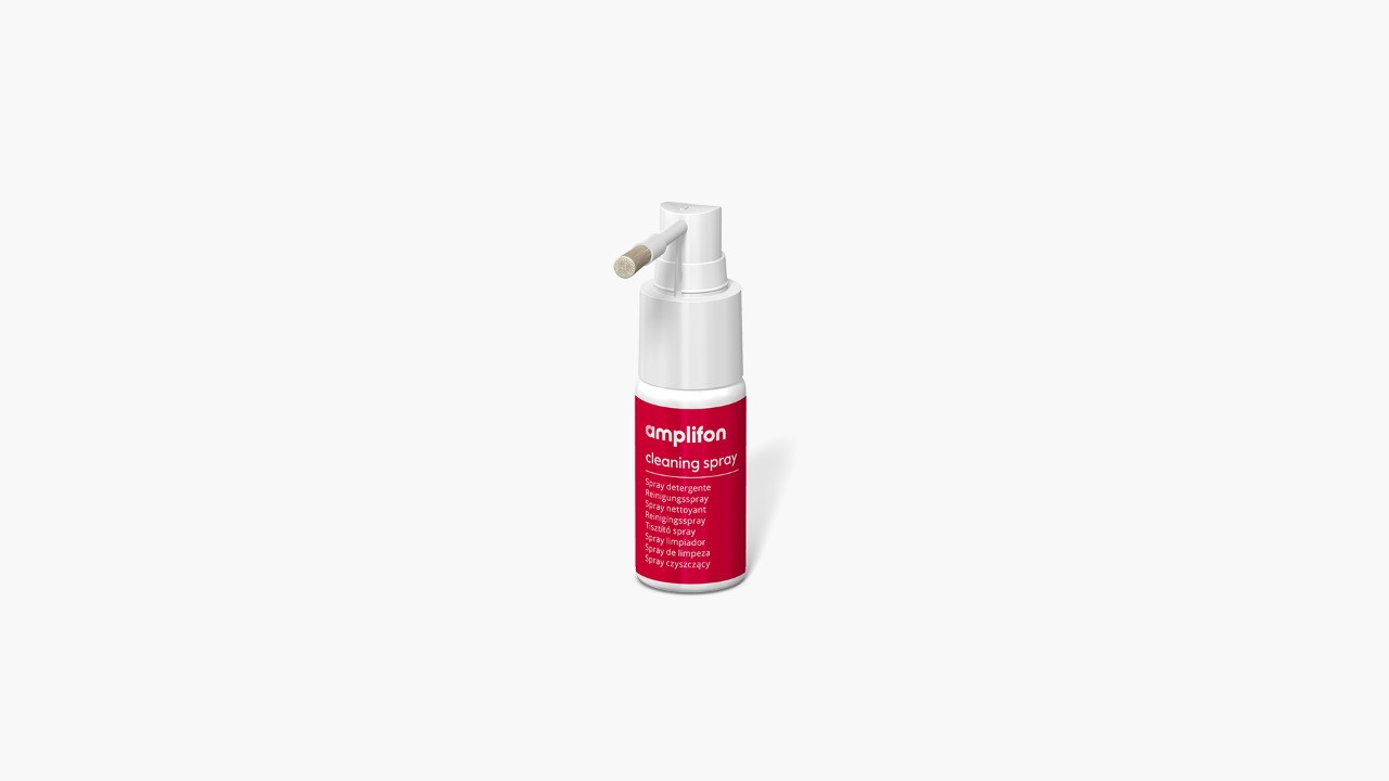 Ampliclear Reinigungsspray für Hörgeräte und Ohrpasstücke
